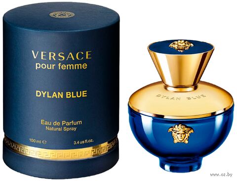 Парфюмерная вода для женщин Versace "Pour Femme Dylan Blue" (100 мл) — фото, картинка