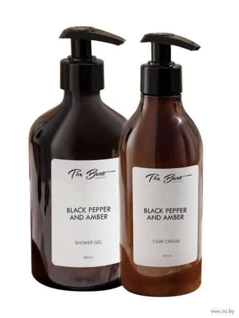 Подарочный набор "Black Pepper" (гель для душа, крем для тела и рук) — фото, картинка