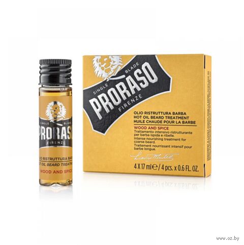 Масло для бороды "Wood & Spice" (4 шт. х 17 мл) — фото, картинка