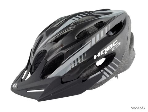 Шлем велосипедный "Ventiqo" (M; чёрно-серый; арт. Q090354M) — фото, картинка