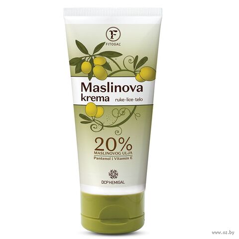 Крем для лица, рук и тела "С оливковым маслом" (80 мл) — фото, картинка