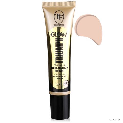 Тональный крем для лица "Glow Foundation" SPF 15 тон: 201, слоновая кость — фото, картинка