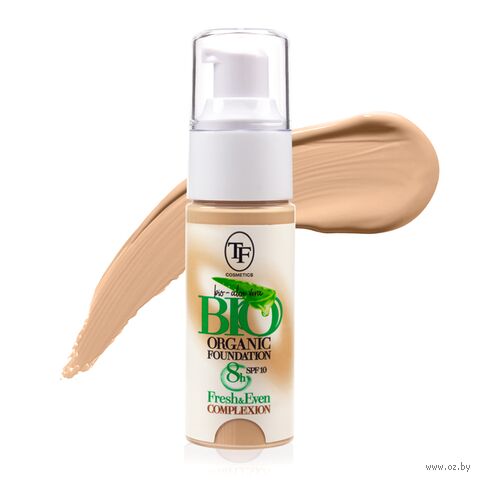 Тональный крем для лица "Bio Organic Foundation" SPF 10 тон: 01, натуральный — фото, картинка