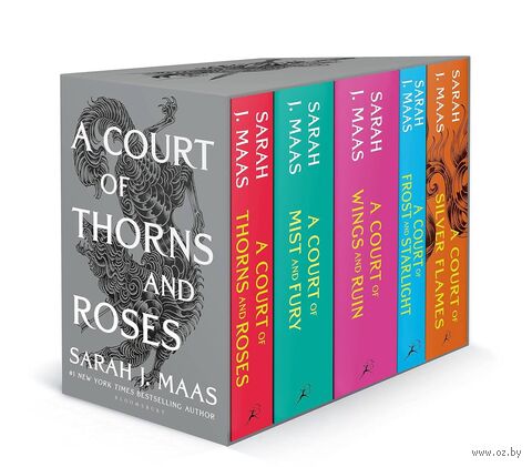 A Court of thorns and roses box set in 5 books — фото, картинка