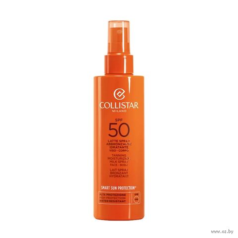 Молочко солнцезащитный для лица "Tanning Moisturizing Milk Spray" SPF 50+ (200 мл) — фото, картинка