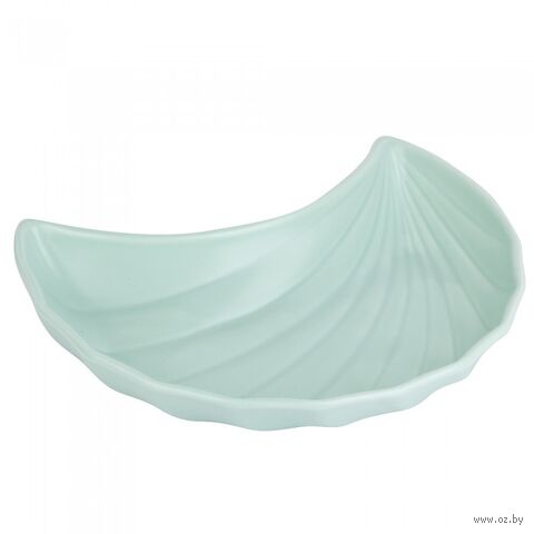 Тарелка фарфоровая "Fresh Taste. Light green" (230х130 мм) — фото, картинка