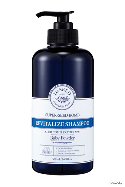 Шампунь для волос "Seed Bomb Shampoo Baby Powder" (500 мл) — фото, картинка