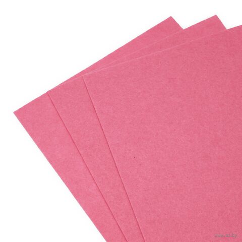 Фетр листовой жесткий (20х30 см; нежно-розовый; 3 листа) — фото, картинка