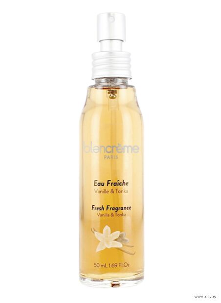 Парфюмированная вода для тела освежающая "Fresh Fragrance Vanilla & Tonka" (50 мл) — фото, картинка