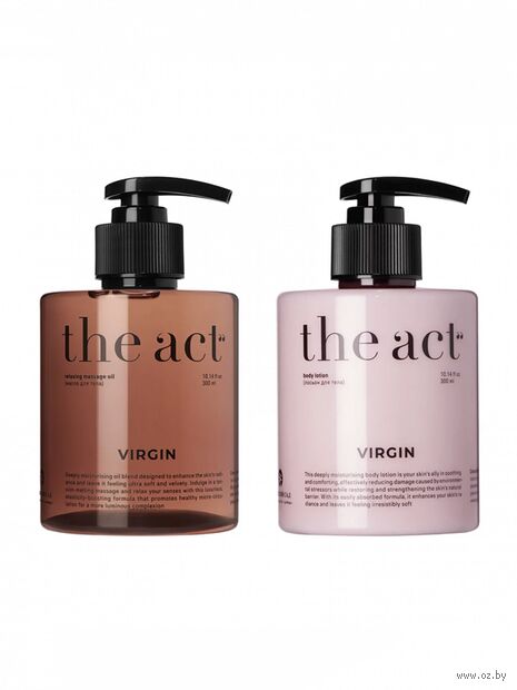 Подарочный набор "The Act" (лосьон для тела, масло для тела) — фото, картинка