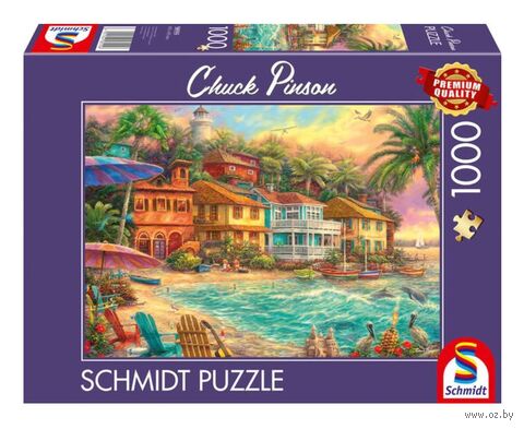 Пазл "Чак Пинсон. Спокойная жизнь на острове" (1000 элементов) — фото, картинка