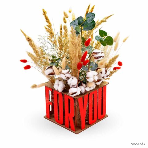 Сборная деревянная модель "Декоративная ваза. For You" — фото, картинка