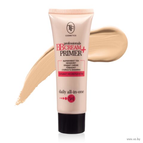 ВВ-крем для лица "Professionals BB Cream+Primer" тон: 01, светло-бежевый — фото, картинка