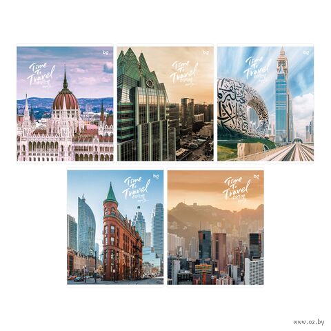 Тетрадь полуобщая в клетку "Архитектура" (48 листов) — фото, картинка